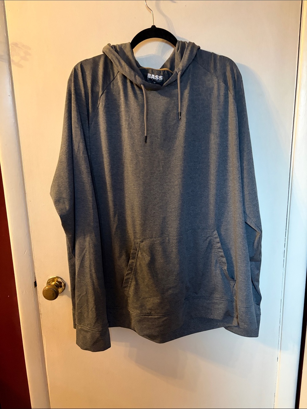 Bass Men’s Charcoal Gray Pullover Hoodie